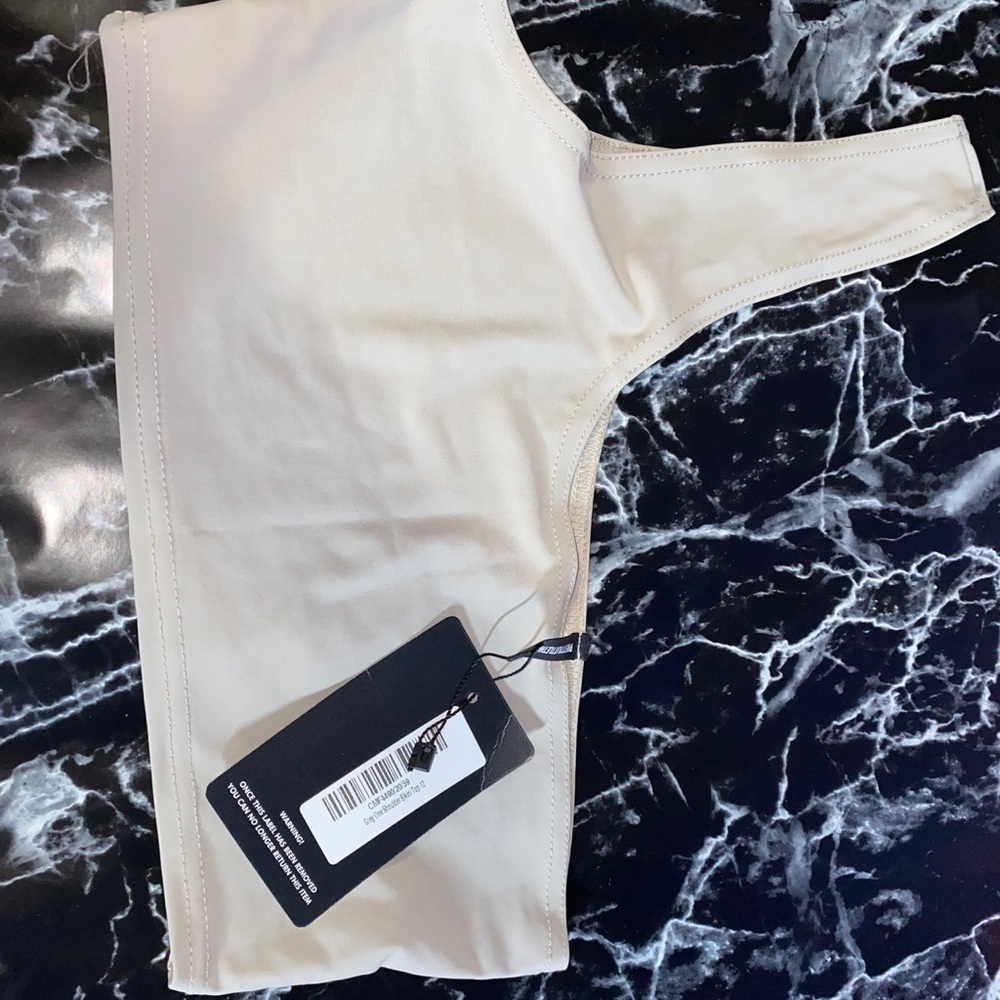 Grey One Shoulder Bikini Top US SIZE 8